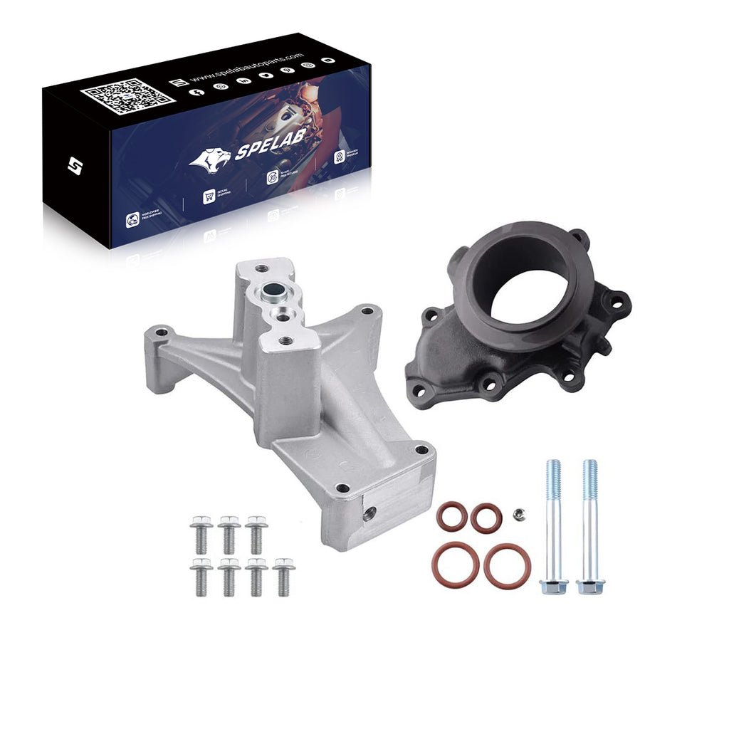 Bellowed Up-Pipe Kit&EBPV&Turbo For 99.5-03 Ford 7.3Powerstroke|SPELAB-10