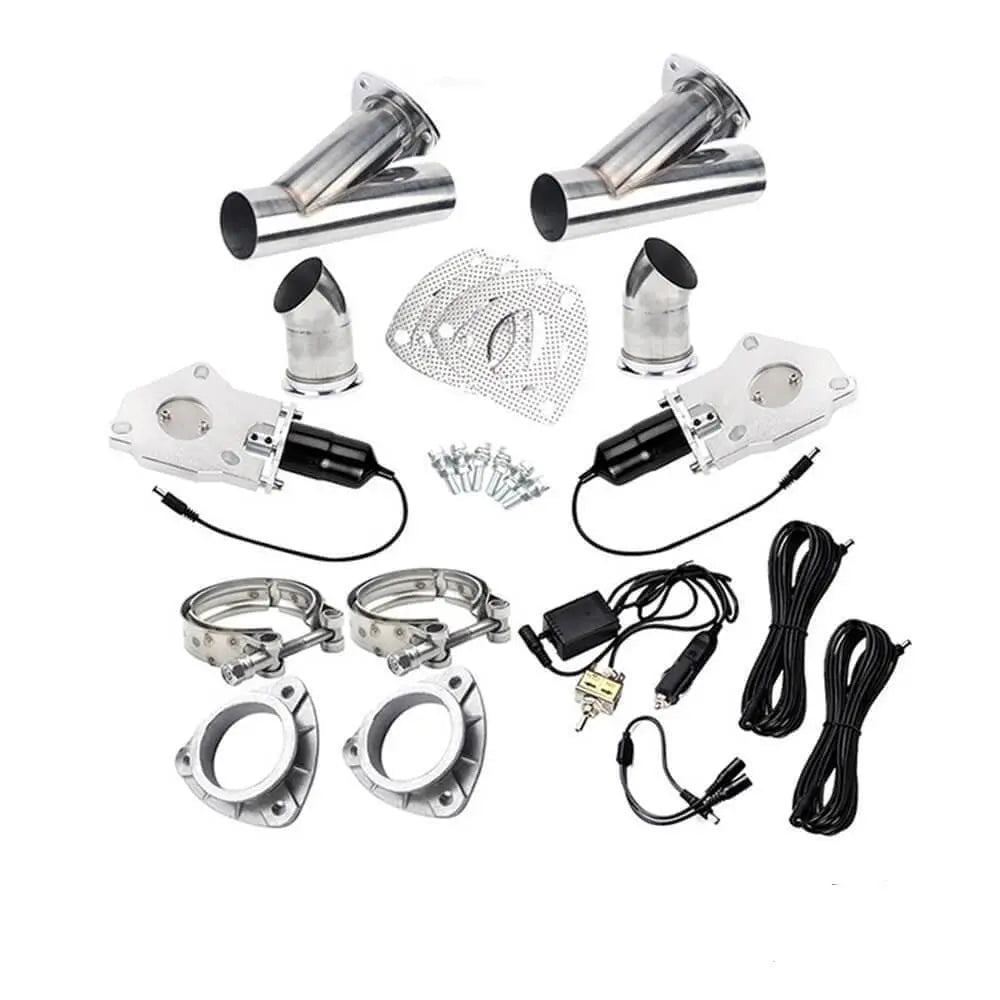 2.5 Dual Electric Exhaust Cutout Kit2.5 Manual Exhaust CutoutMotor