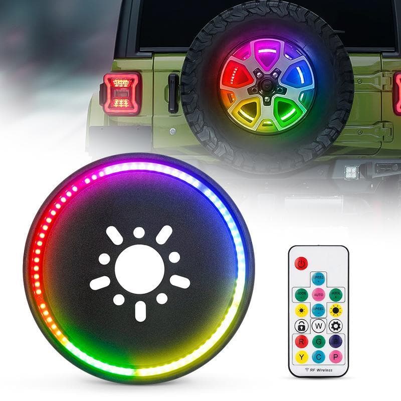 SPELAB RGB Spare Tire Brake Light For Jeep 2007+ Jeep Wrangler JK And JL-SPELAB