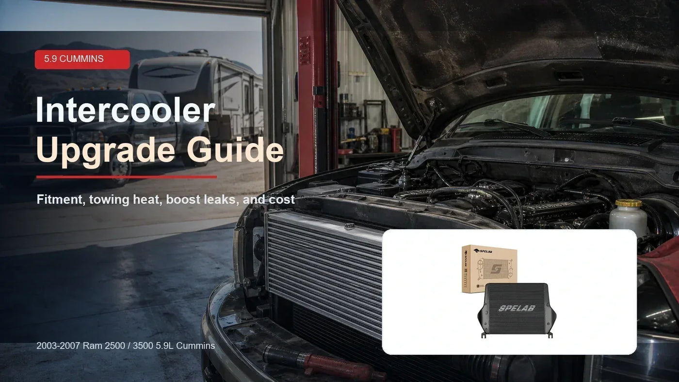 5.9 Cummins Intercooler Upgrade Guide: Fitment, Towing, Boost Leaks, and Cost