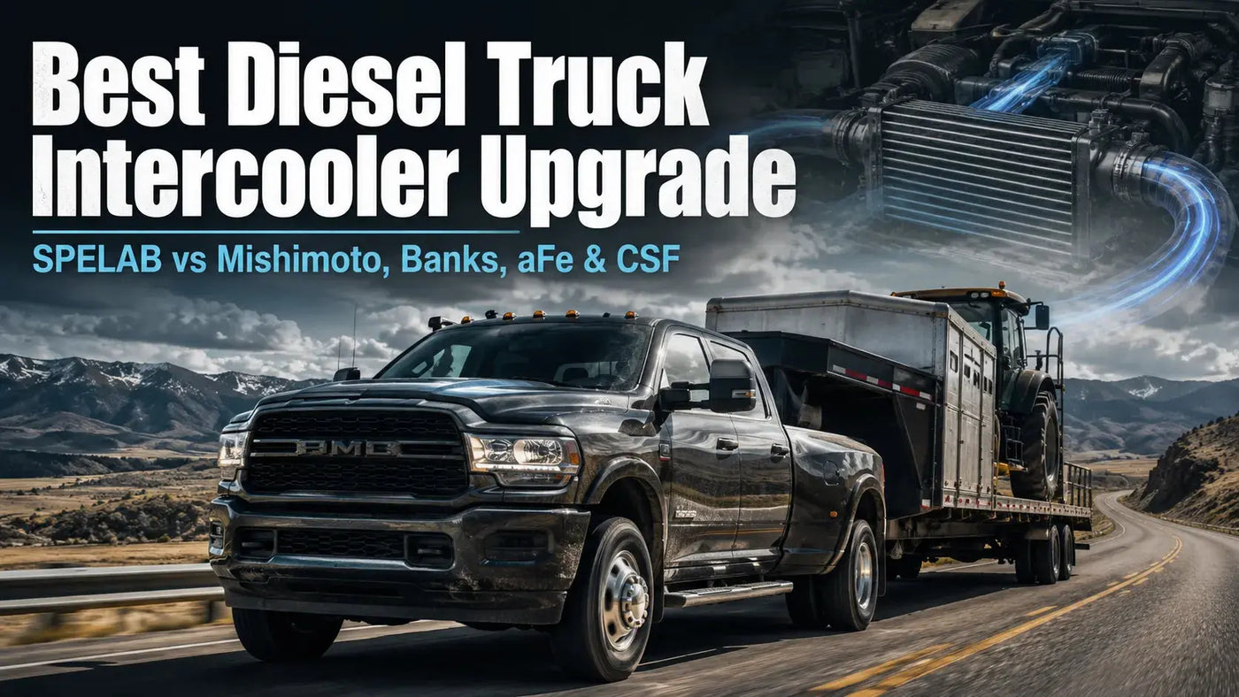 Best Diesel Truck Intercooler Upgrade SPELAB vs Mishimoto, Banks, aFe & CSF