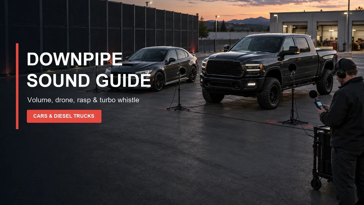 How Much Louder Does a Downpipe Make Your Car or Truck? 