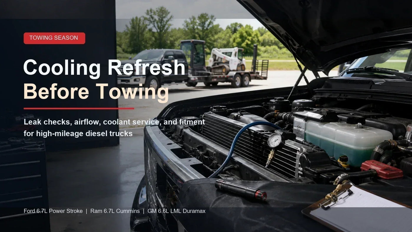 High-mileage diesel truck cooling system refresh guide before towing season
