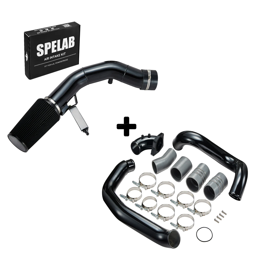 SPELAB 4‘’ Cold Air Intake Kit For 2003-2007 Ford 6.0 Powerstroke Diesel F250 F350 F450 F550