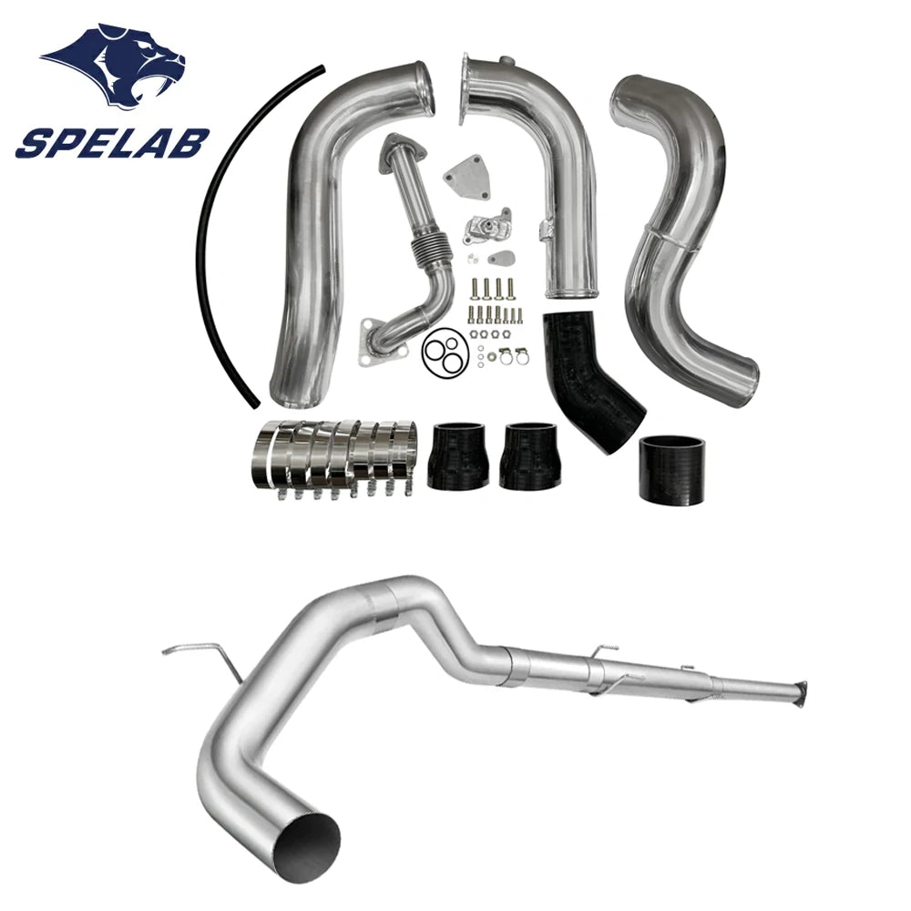 For 2016-2018 5.0L Cummins Applicable Products EGR/Intercooler Piping Kit/UP-Pipe/Downpipe |SPELAB