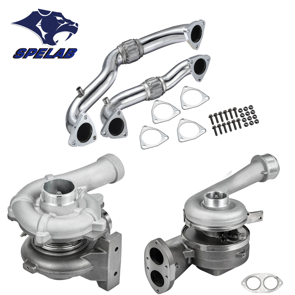Turbo/Up-Pipe For Ford 2008-2010 6.4L Powerstroke F-250/350/450/550 Applicable Products |SPELAB