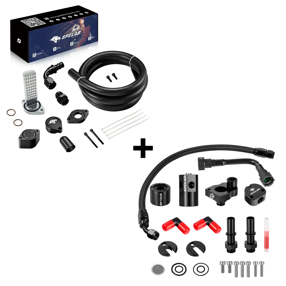 CCV/PCV Reroute/Delete Kit For 2011-2023 6.7L Powerstroke |SPELAB