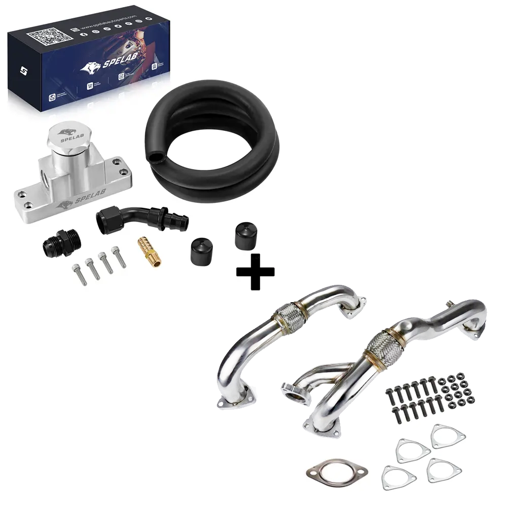 Exhaust Up-Pipe for Ford 2008-2010 6.4L Powerstroke Diesel Heavy Duty | SPELAB