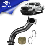 3.5'' Downpipe Exhaust For 2017-2024 L5P 6.6L Duramax Diesel Black| SPELAB