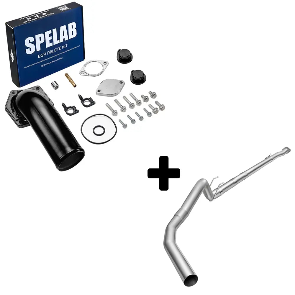 EGR Delete Kit For 2008-2010 Ford 6.4L Powerstroke Turbo Diesel | SPELAB
