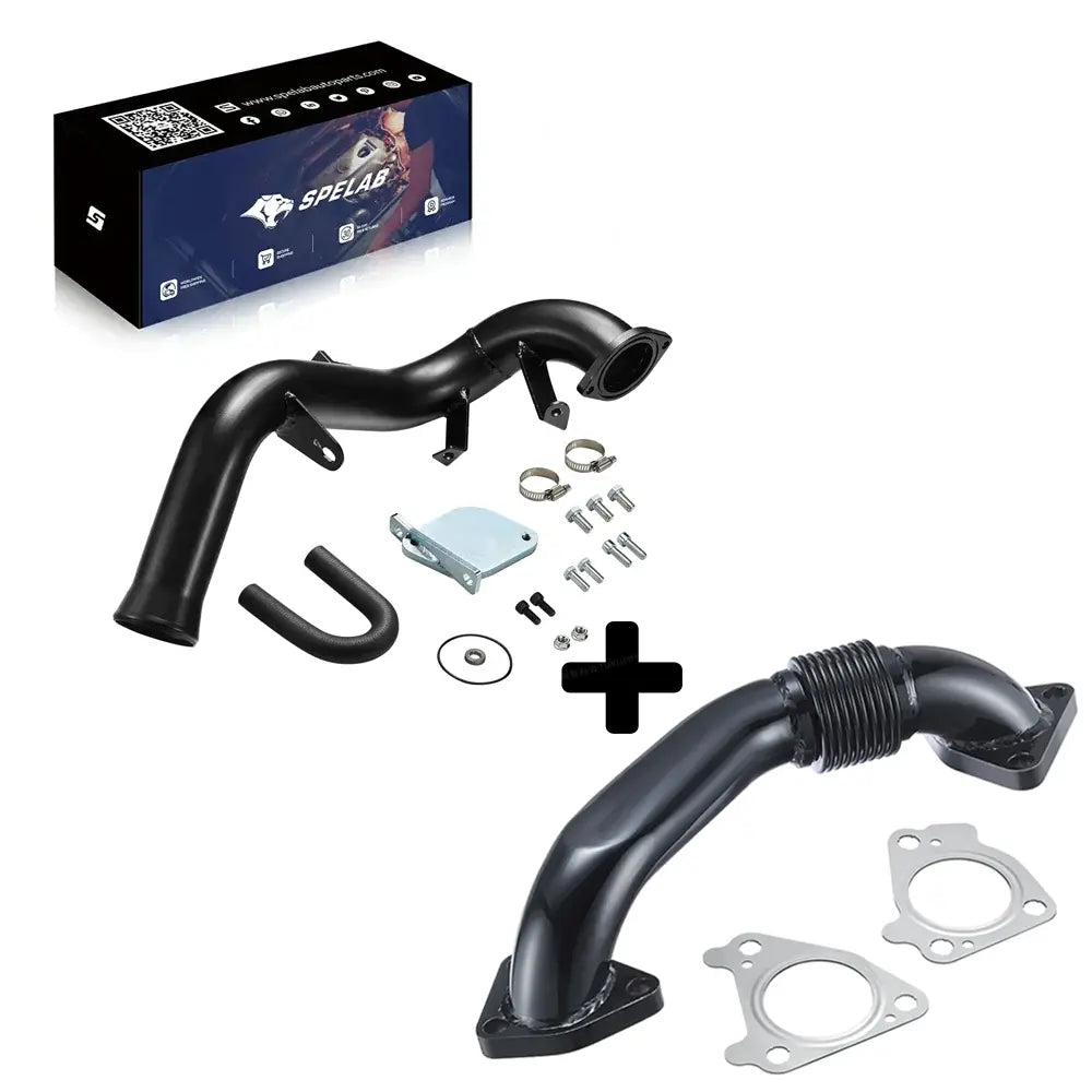 2007.5-2010 6.6L Duramax LMM EGR Delete Kit High Flow Intake Elbow Pipe Tube | SPELAB-18