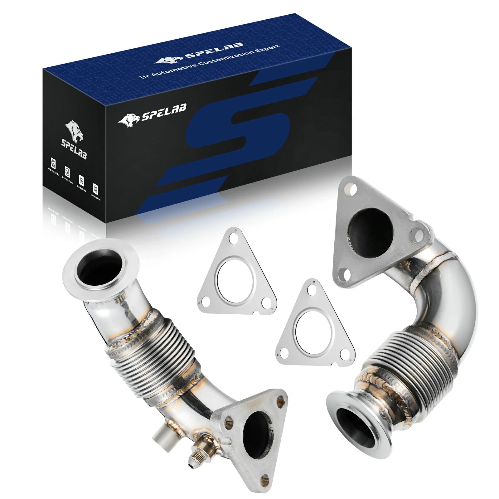 Exhaust Up-Pipe High-Flow for 2020-2025 Ford 6.7 Powerstroke F250 F350 F450 F550