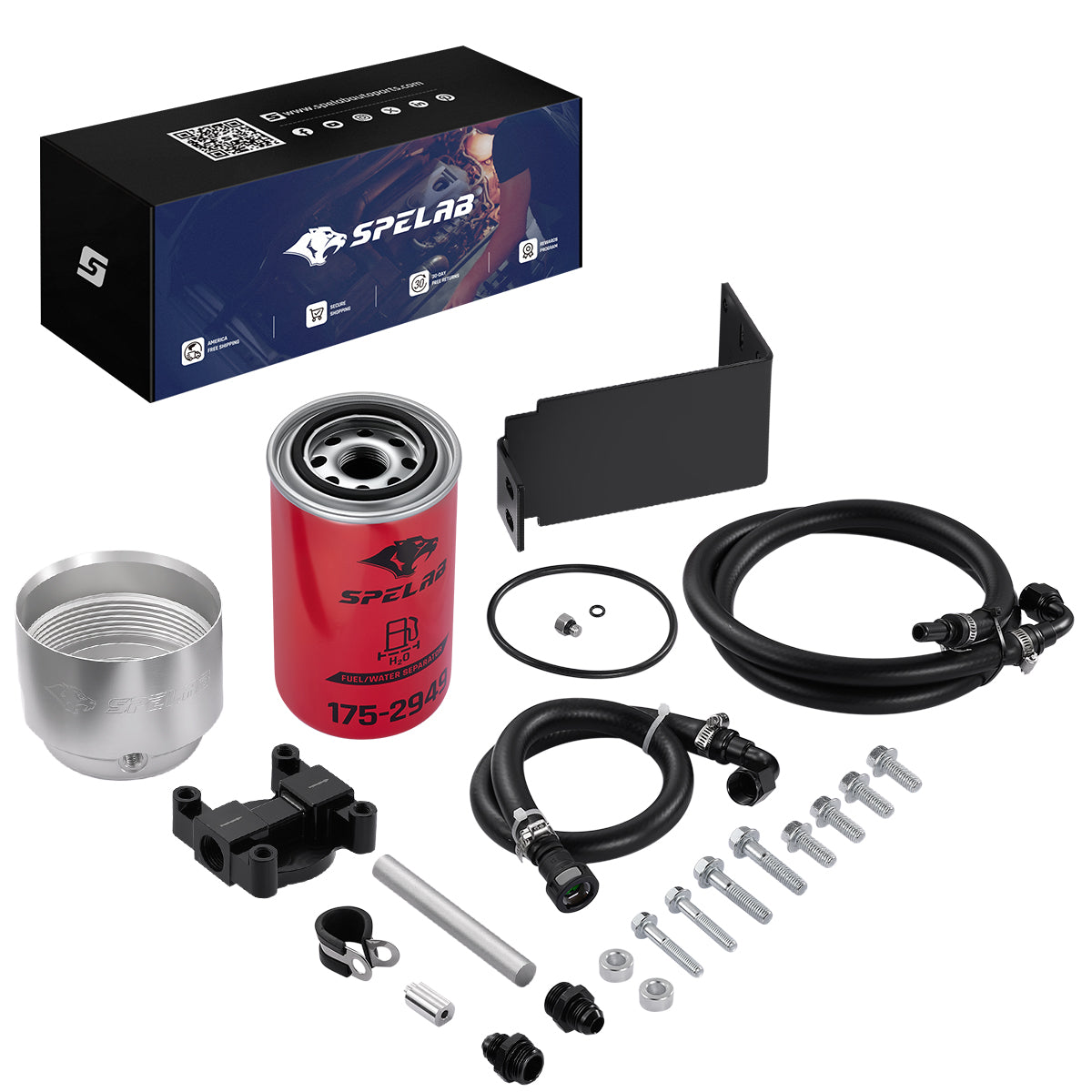 Lower Fuel Filter Upgrade Kit for 2011-2016 Ford 6.7L Powerstroke | SPELAB