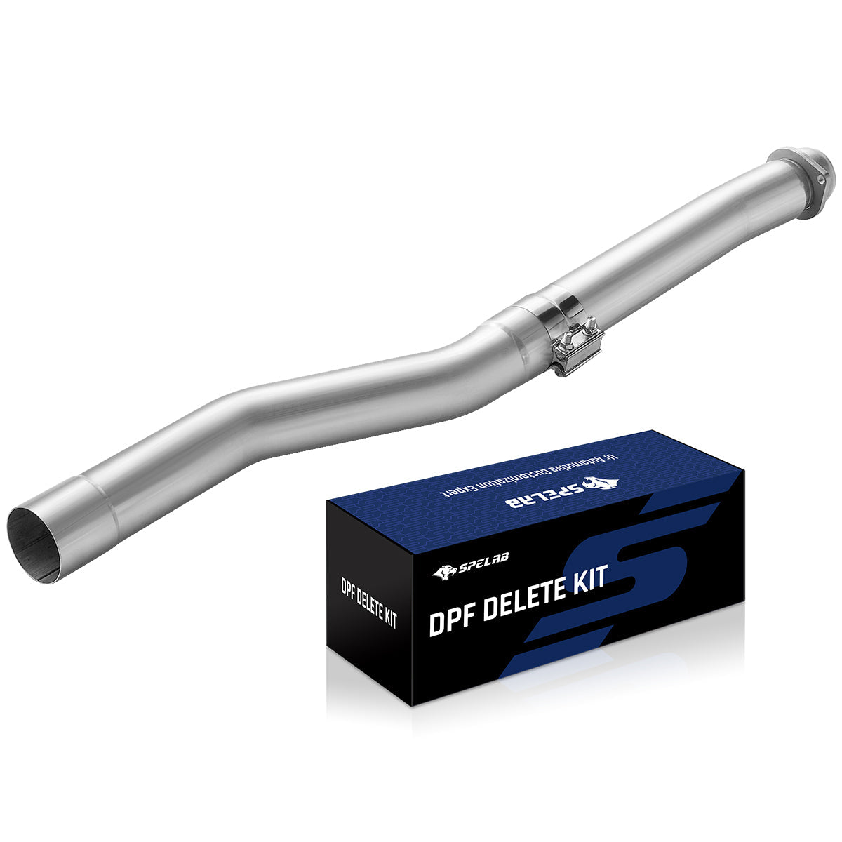 CAT & Muffler DPF Race Delete Pipe for 2003-2007 Ford F-250 F-350 F-450 6.0L Powerstroke