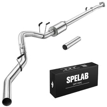 Load image into Gallery viewer, 4&quot;/5&quot; 2011-2023 Ford 6.7 Powerstroke DPF Delete Race Pipe w/Muffler Exhaust | SPELAB