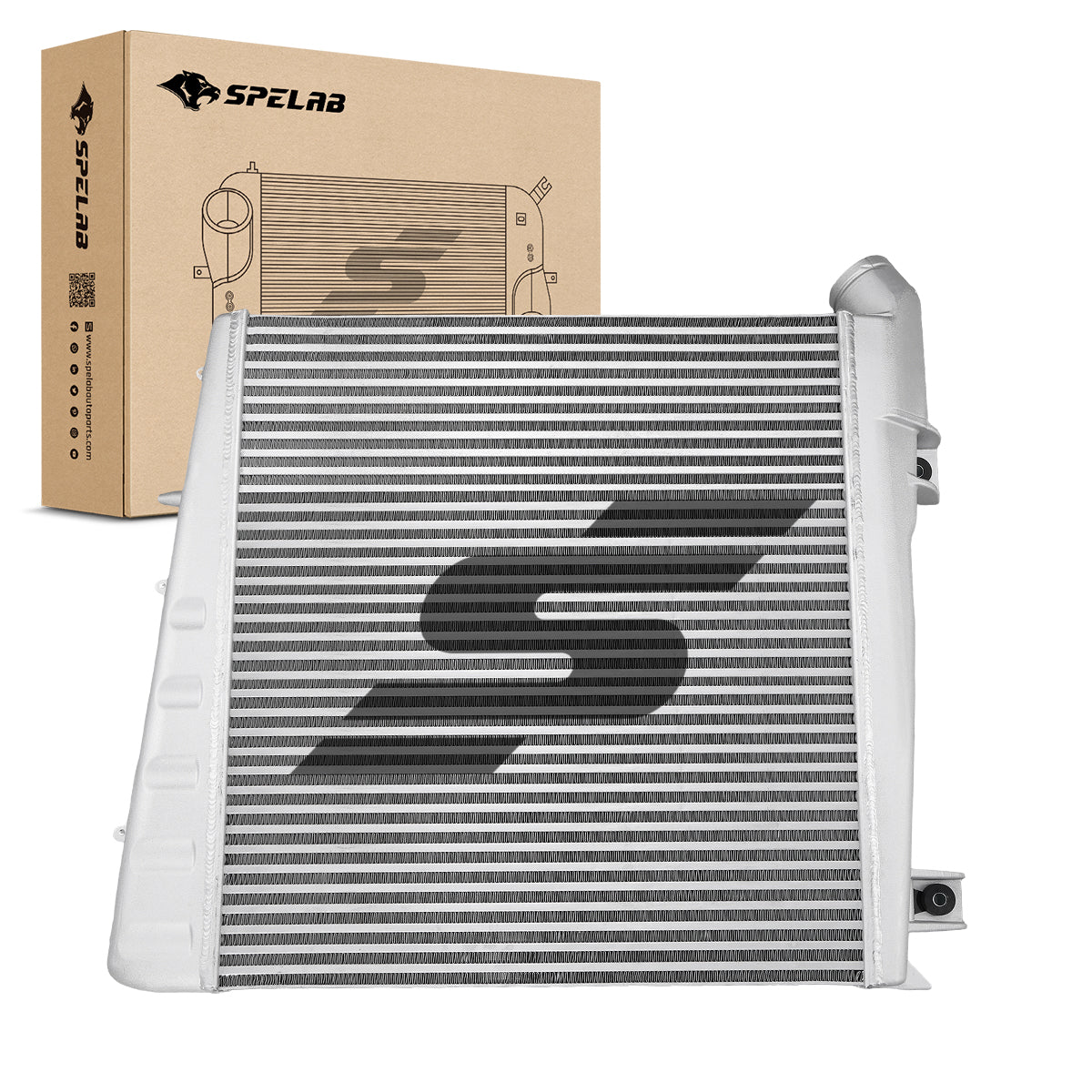 Upgrade All-Aluminum Tube-Fin Intercooler for 2008-2010 Ford 6.4L Powerstroke F250 F350 F450 F550 | SPELAB