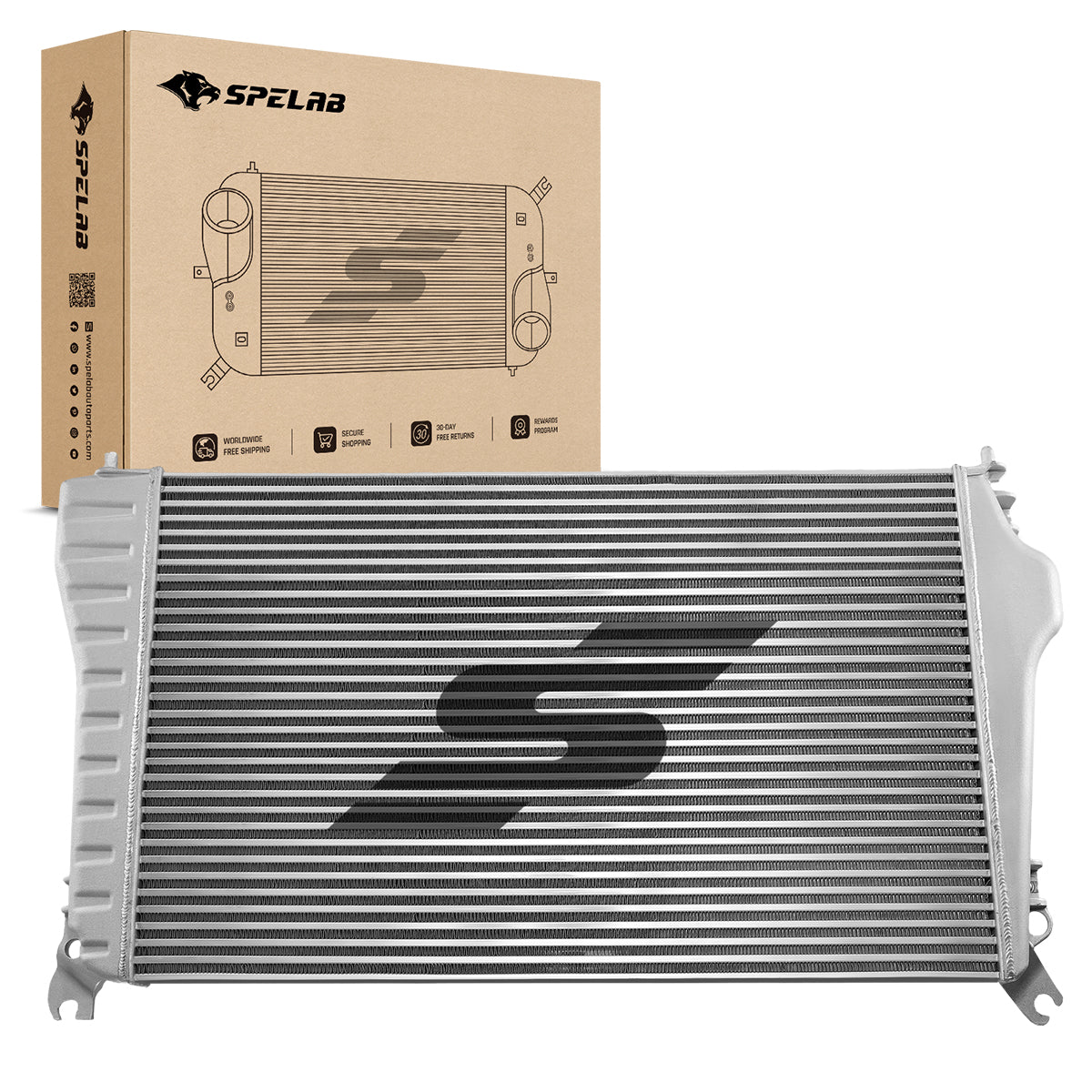 Tube-Fin Intercooler for 2011–2016 LML Chevrolet/GMC Sierra 2500HD 3500HD 6.6L Duramax | SPELAB
