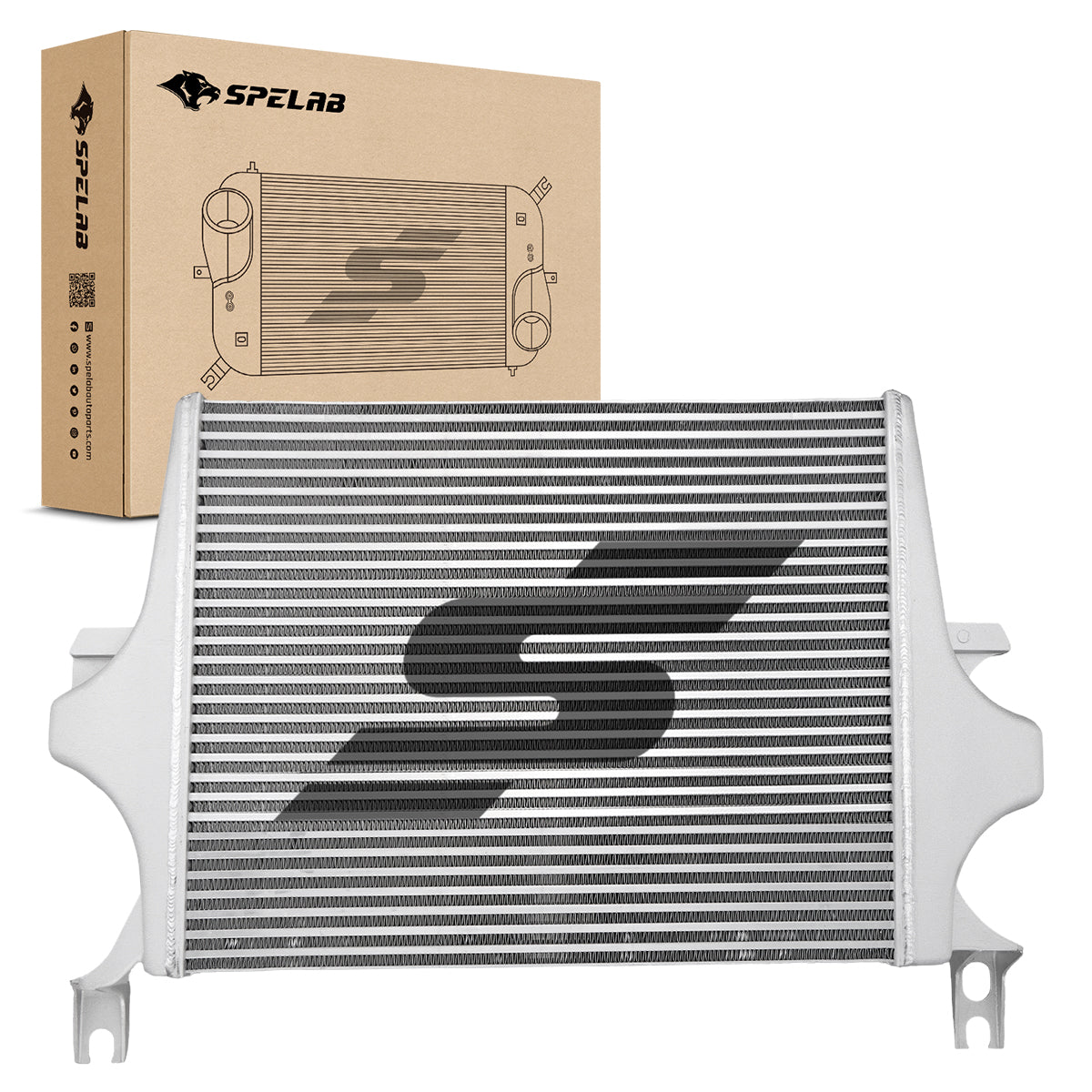 Upgrade All-Aluminum Tube-Fin Intercooler for 2003-2007 Ford 6.0L Powerstroke F250 F350 F450 F550 | SPELAB