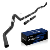 Black 4.0" Downpipe-Back Exhaust for 2020-2025 L5P 6.6 Duramax DPF Delete Kit | SPELAB
