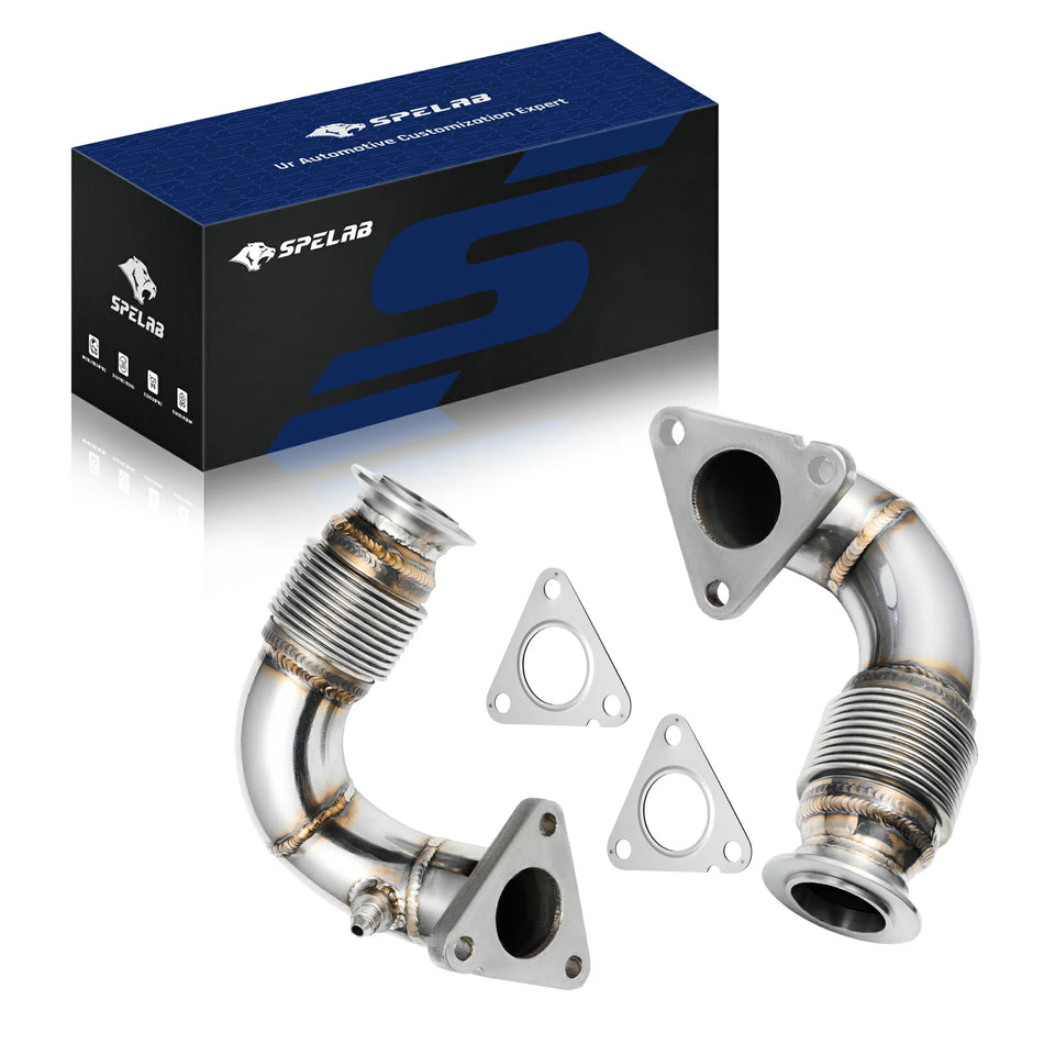 Exhaust Up-Pipe High-Flow for 2011-2014 Ford 6.7 Powerstroke F250 F350 F450 F550