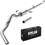 4'' DPF Delete Turbo-Back w/Muffler Exhaust for 2018-2020 3.0 Powerstroke F-150