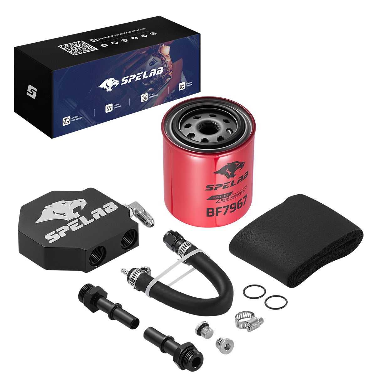 Upper Fuel Filter Upgrade Kit for 2011-2025 Ford 6.7L Powerstroke | SPELAB