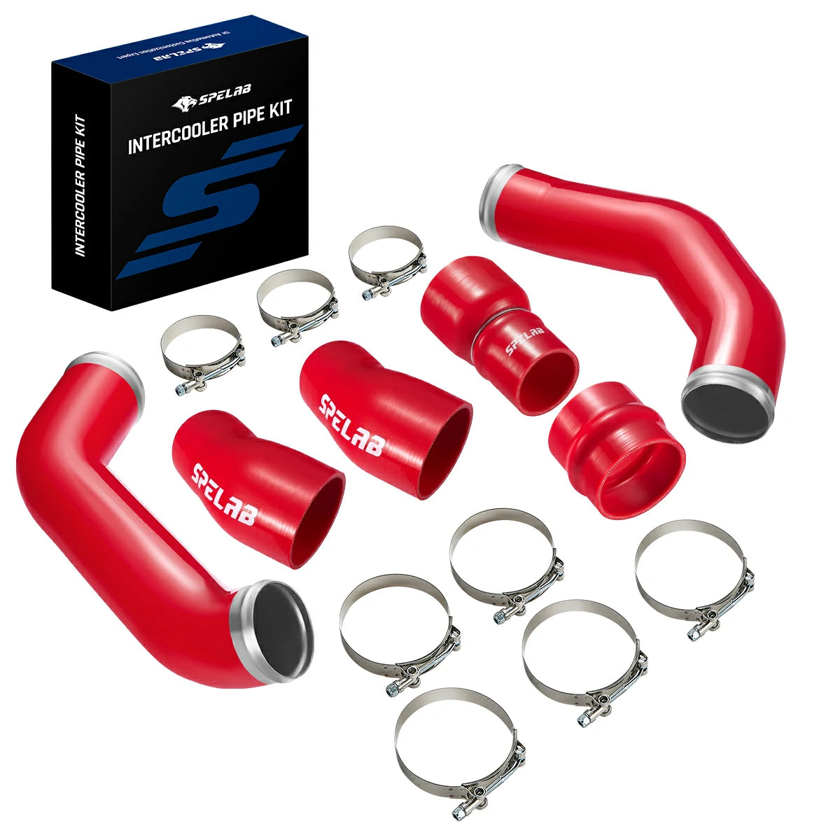 Intercooler Pipe Kit for 2013-2018 6.7L Cummins Dodge Ram 2500/3500 | SPELAB-12