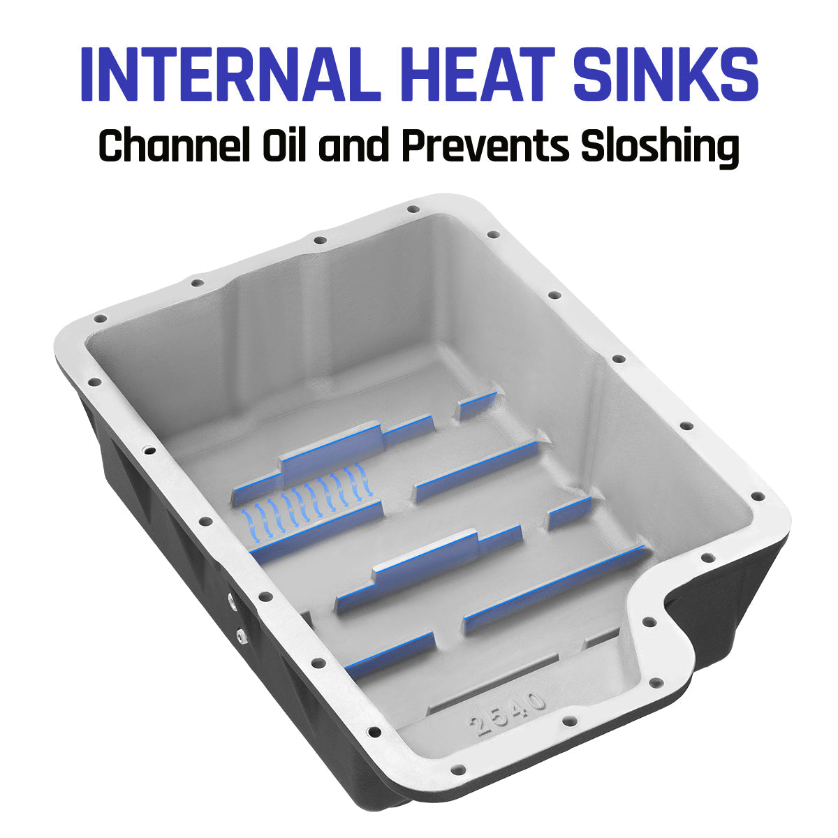 Transmission Pan for 2003–2010 Ford F250 F350 F450 6.0L / 6.4L Powerstroke Super Duty