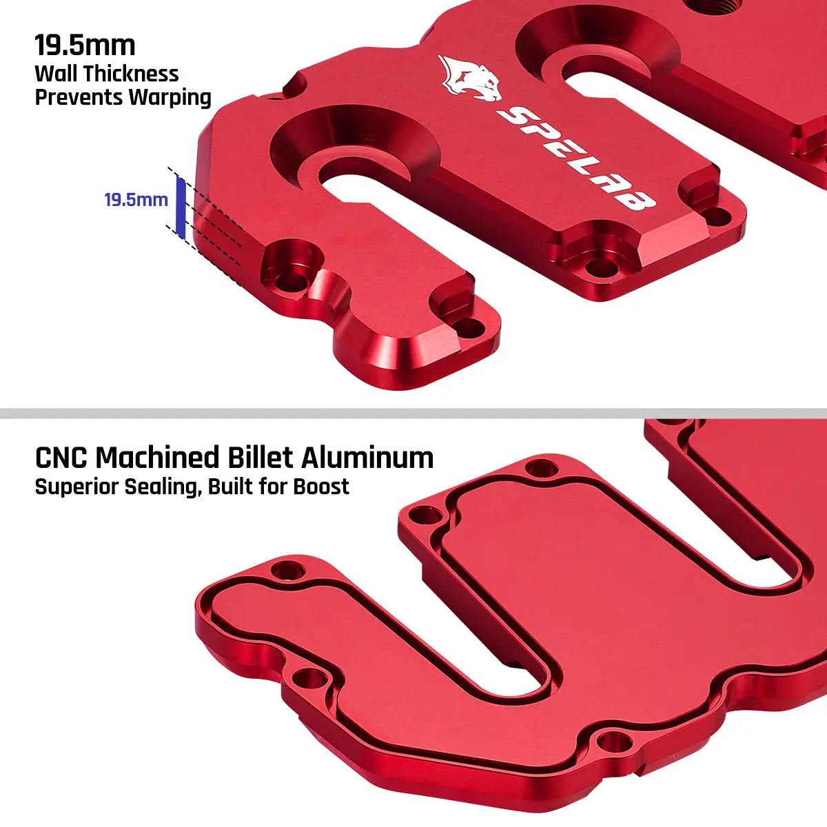 Billet Aluminum Valve Cover for 2004.5–2010 GM 6.6L Duramax | SPELAB