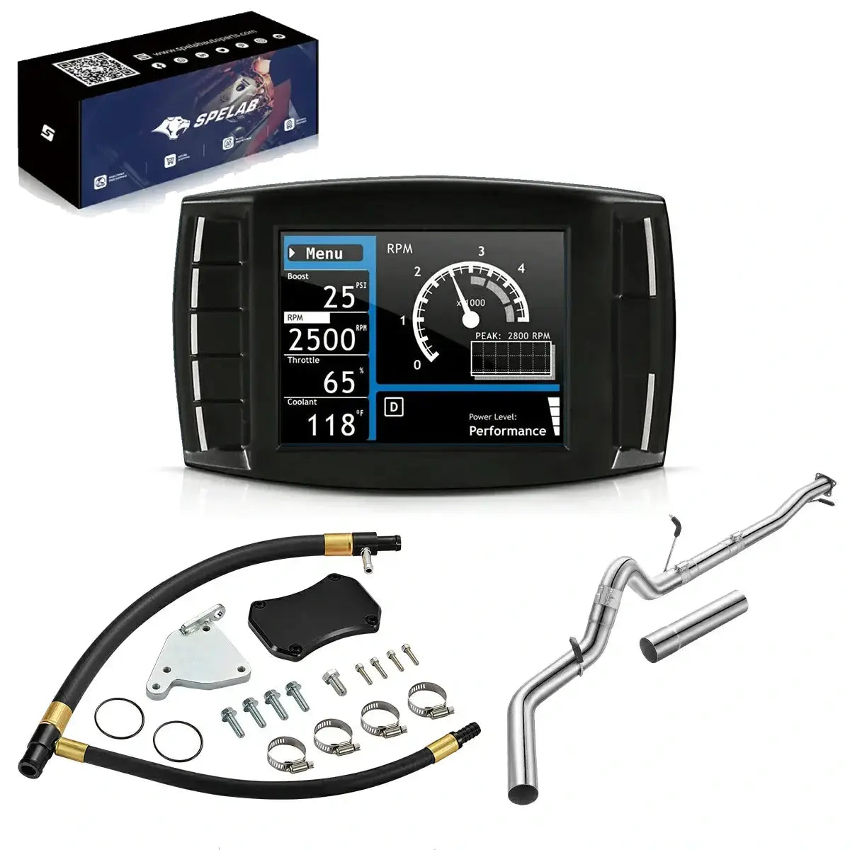 Diesel Tuner EGR/DPF/DEF Delete 2011-2016 LML 6.6L Duramax All-in-One Kit | SPELAB