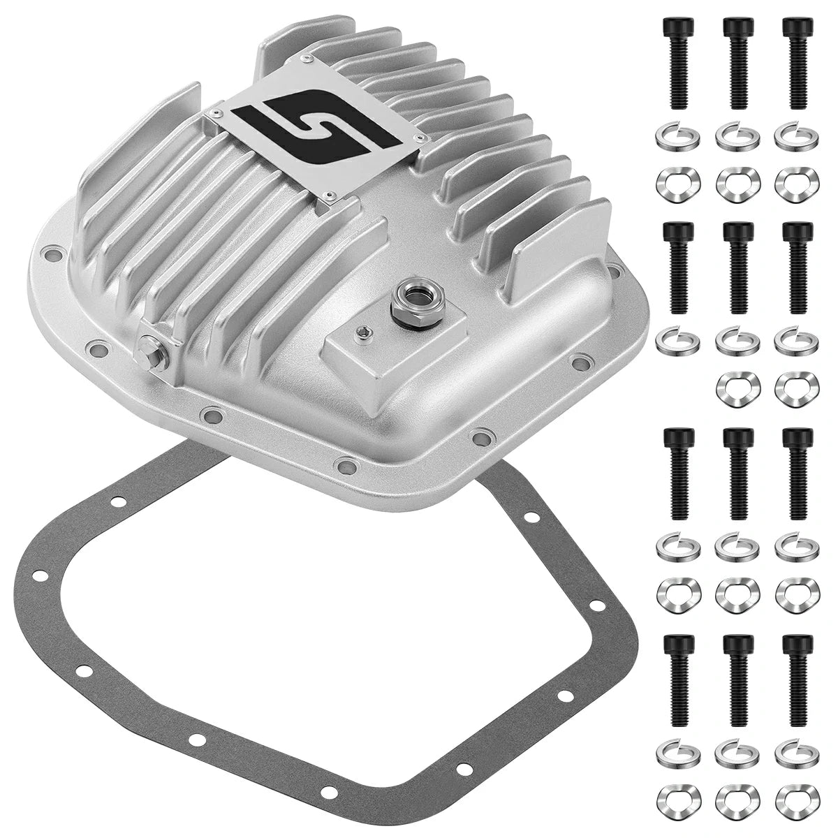 Differential Cover For Ford 9.75″  12 Bolts Rear Axle Cast/Billet Aluminum| SPELAB-15