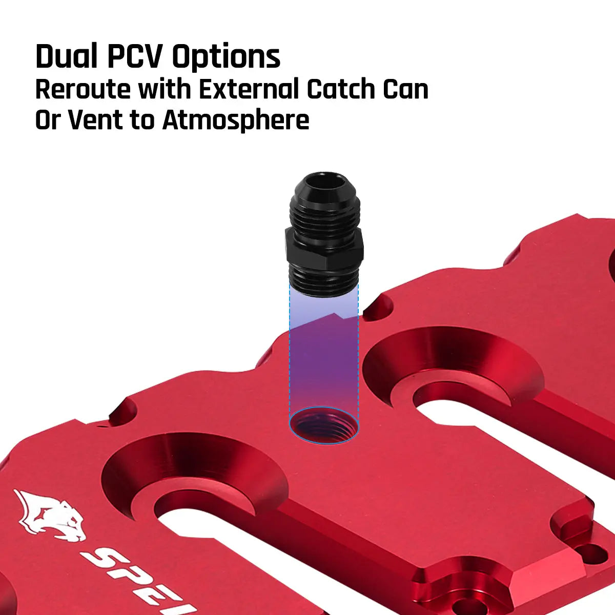 Billet Aluminum Valve Cover for 2004.5–2010 GM 6.6L Duramax | SPELAB