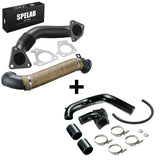 SPELAB 3'' Downpipe Exhaust For 2004.5-2010 LLY LBZ LMM 6.6L Duramax Diesel