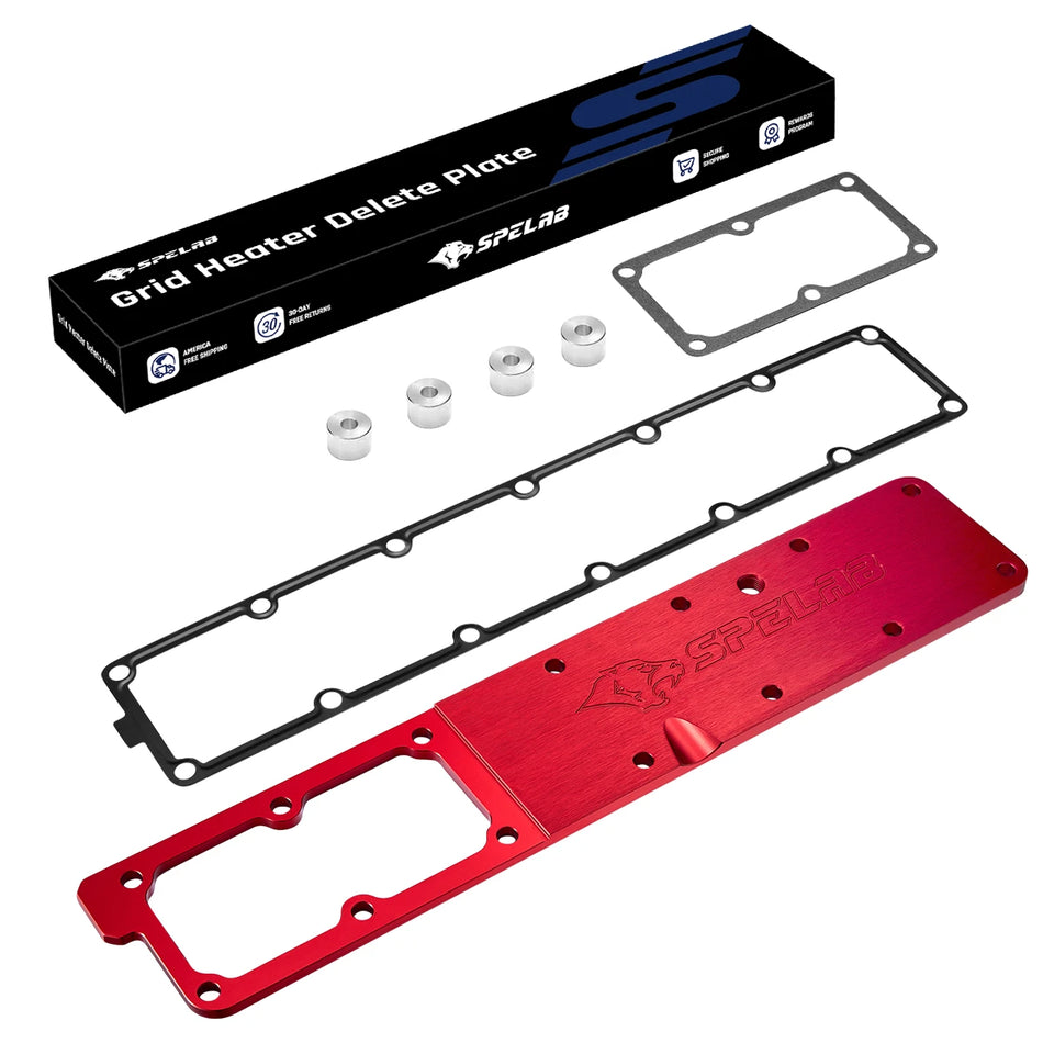 Grid Heater Delete/Upgrade Plate For 2007-2024 RAM 2500/3500 6.7L Diesel | SPELAB