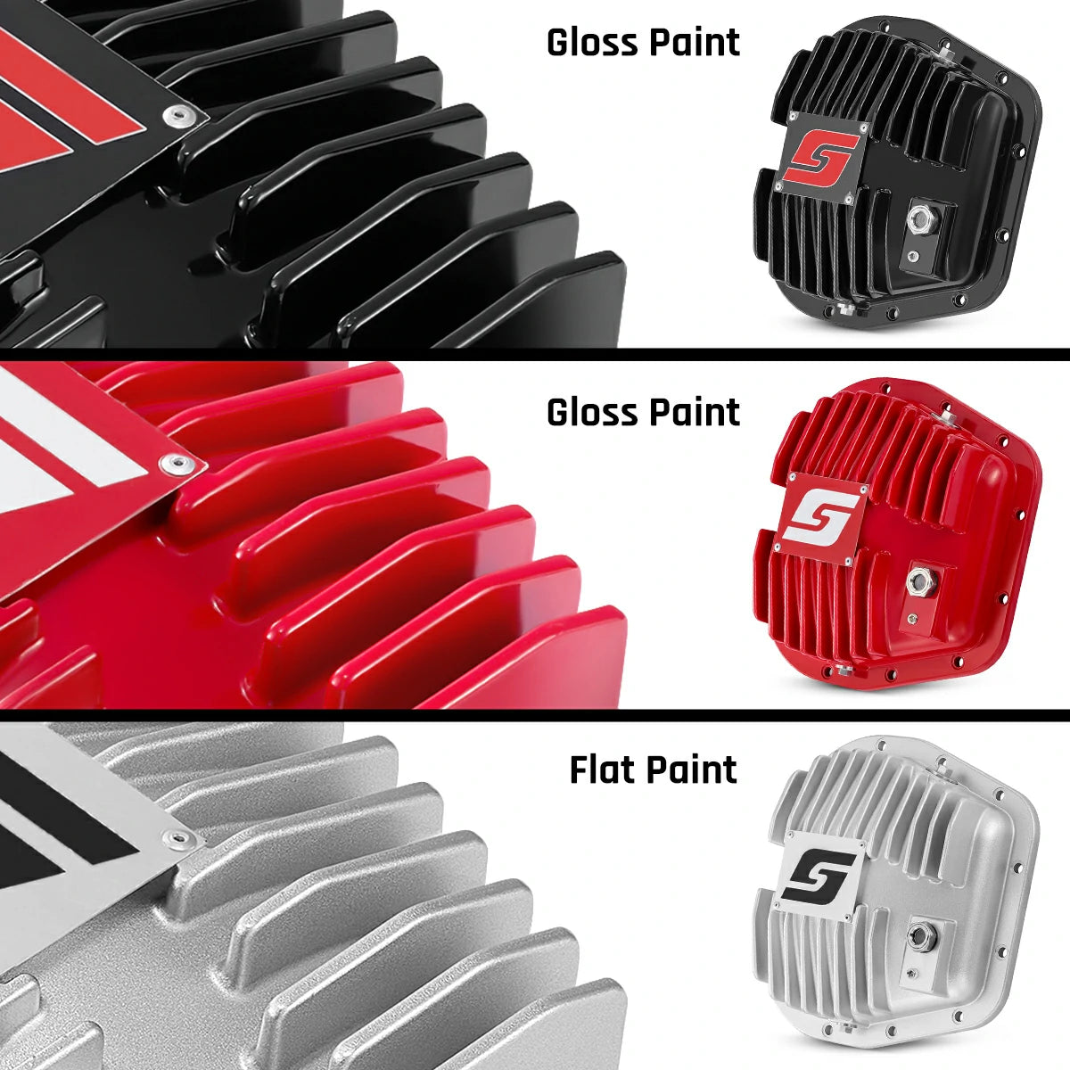 Differential Cover For Ford 9.75″  12 Bolts Rear Axle Cast/Billet Aluminum| SPELAB-2