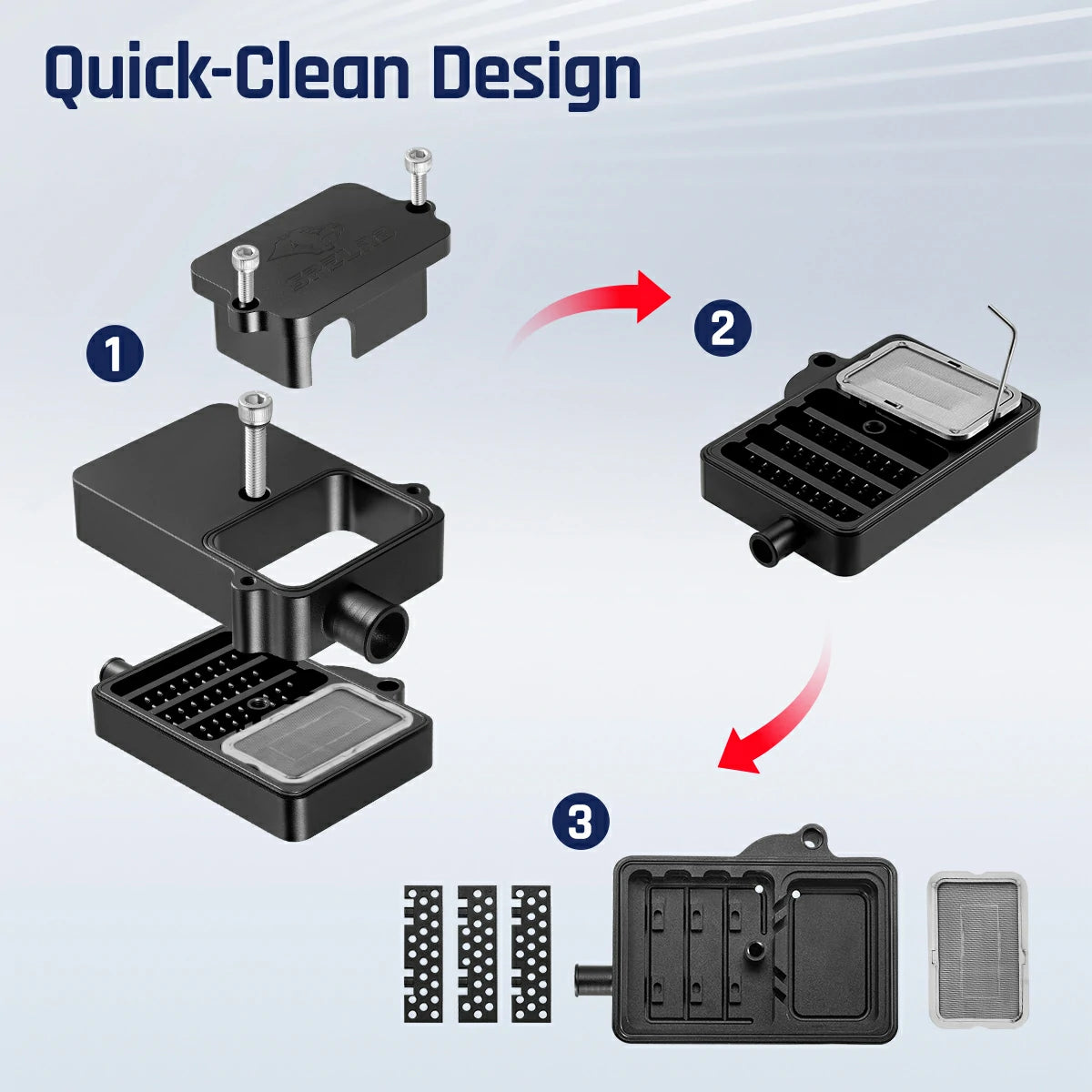 CCV Recirculating Kit for 2011+ Ford 6.7L Powerstroke |SPELAB