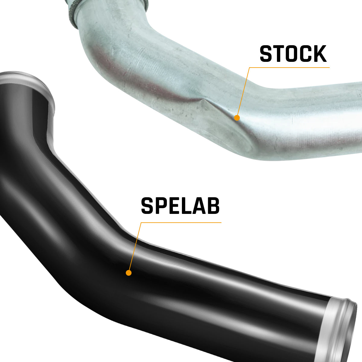 Intercooler Pipe Kit for 2013-2018 6.7L Cummins Dodge Ram 2500/3500 | SPELAB-24