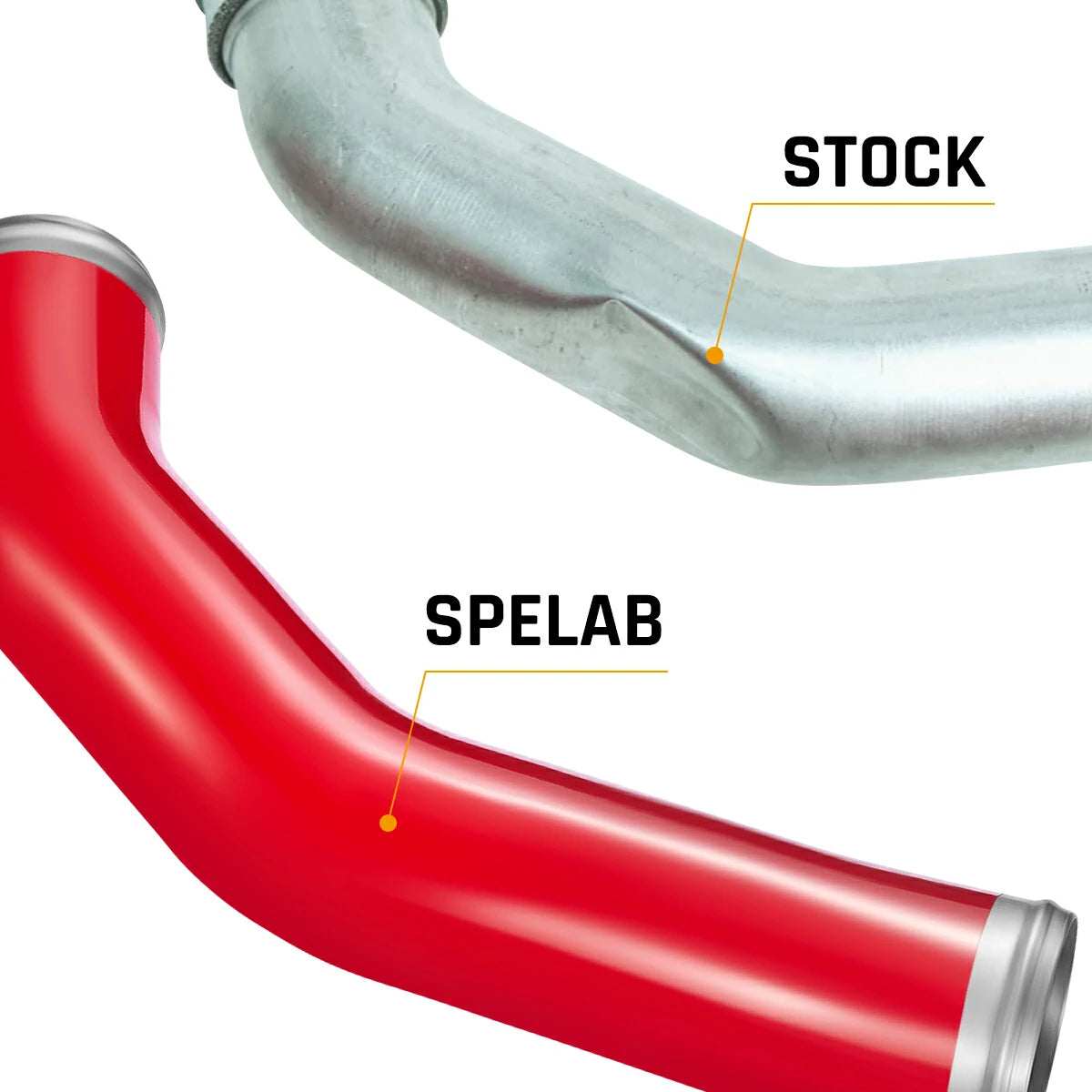 Intercooler Pipe Kit for 2013-2018 6.7L Cummins Dodge Ram 2500/3500 | SPELAB-25