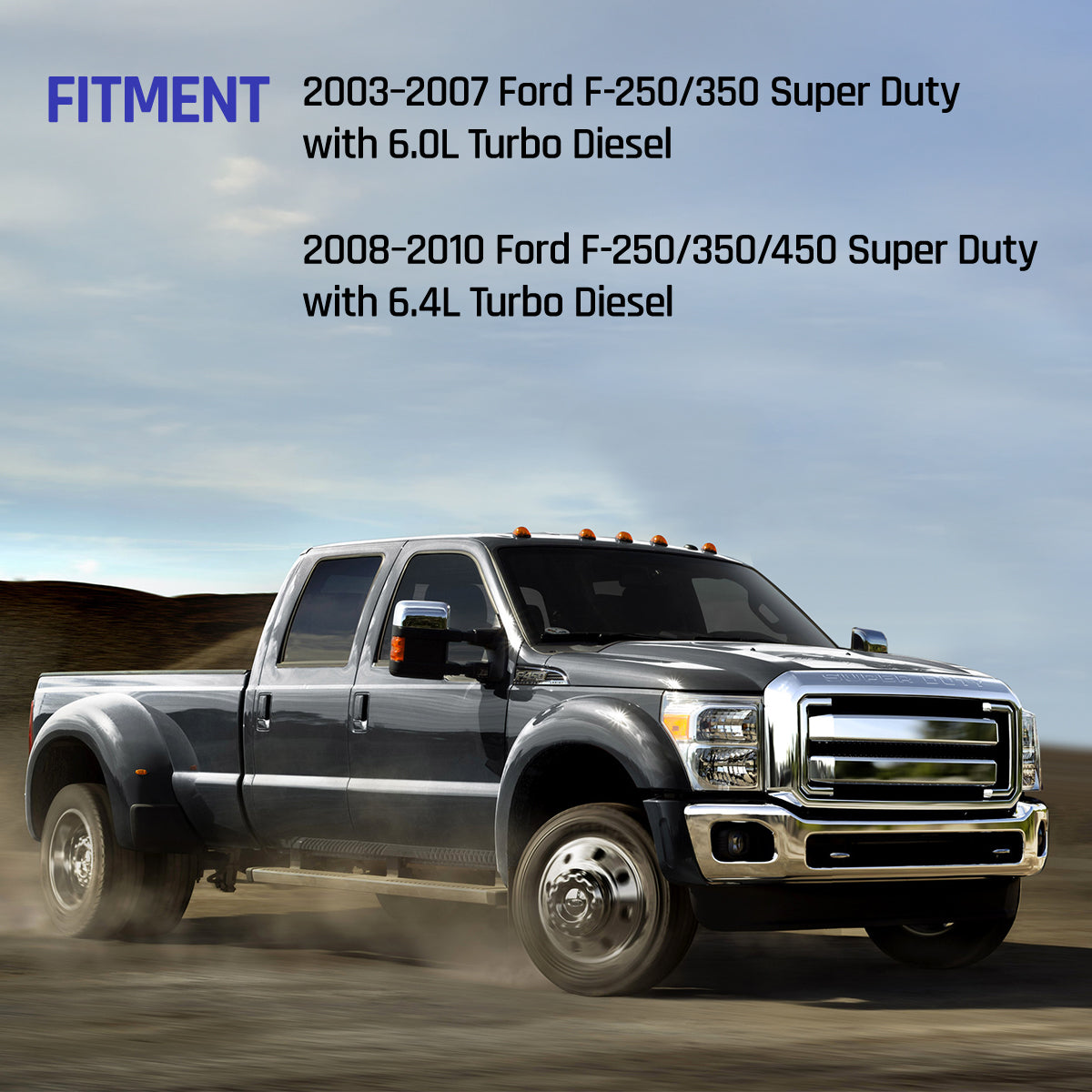 Transmission Pan for 2003–2010 Ford F250 F350 F450 6.0L / 6.4L Powerstroke Super Duty