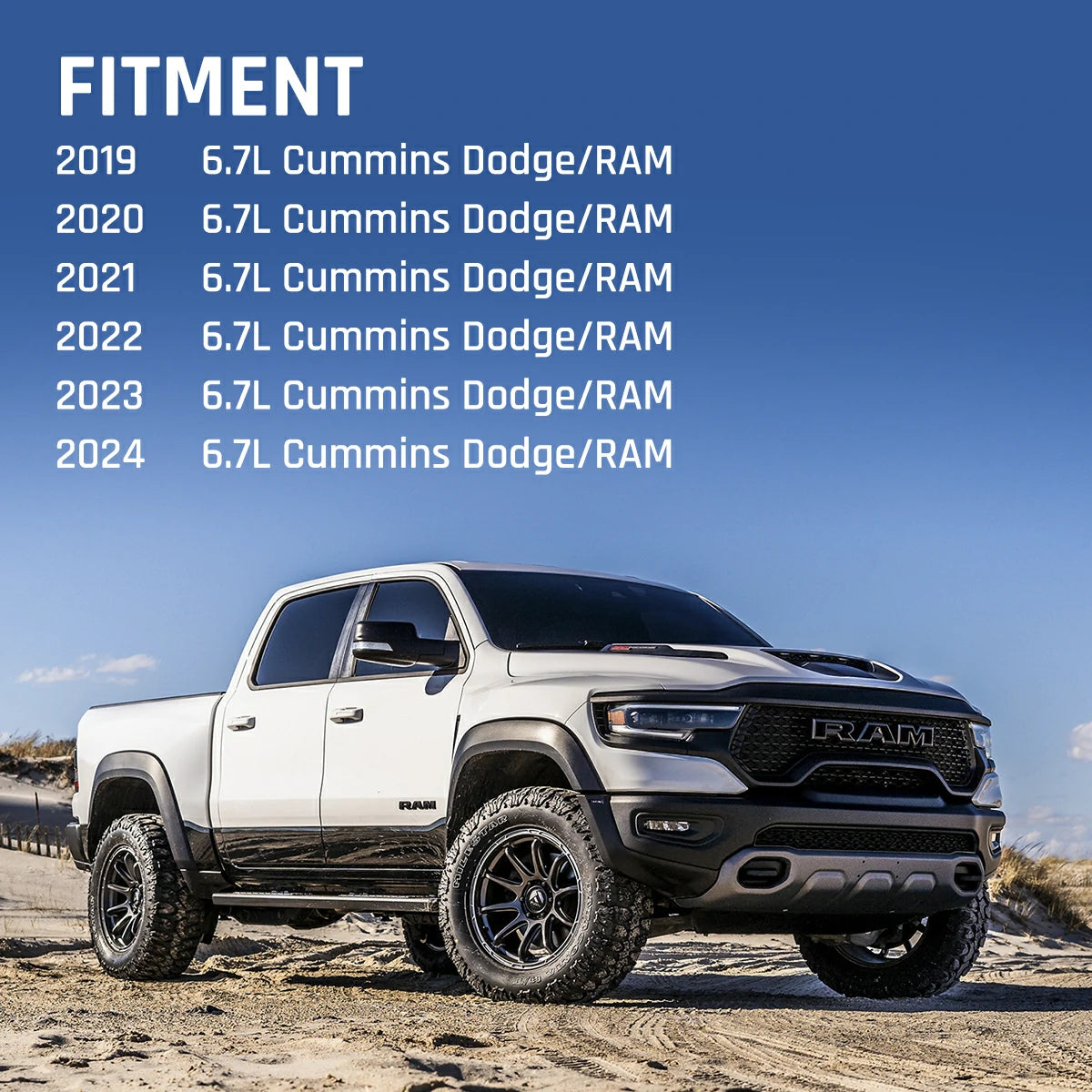 Coolant Reservoir for 2019+ Ram 3500 4500 5500 6.7L Cummins | SPELAB-365