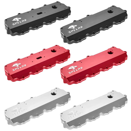 Billet Aluminum Valve Cover for 2004.5–2007 Ford 6.0L Powerstroke | SPELAB