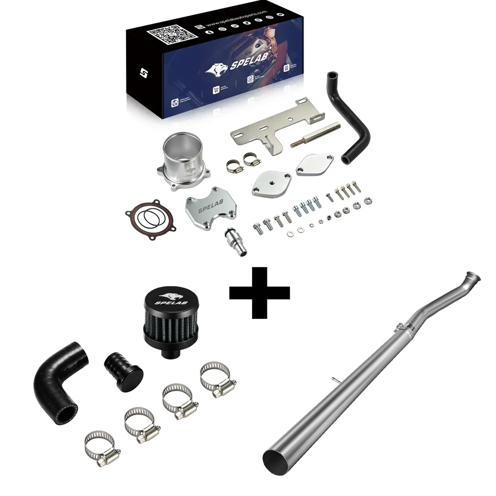 EGR Delete Kit For 2010-2014 Dodge Ram 6.7L Cummins Throttle Valve Cooler | SPELAB-19