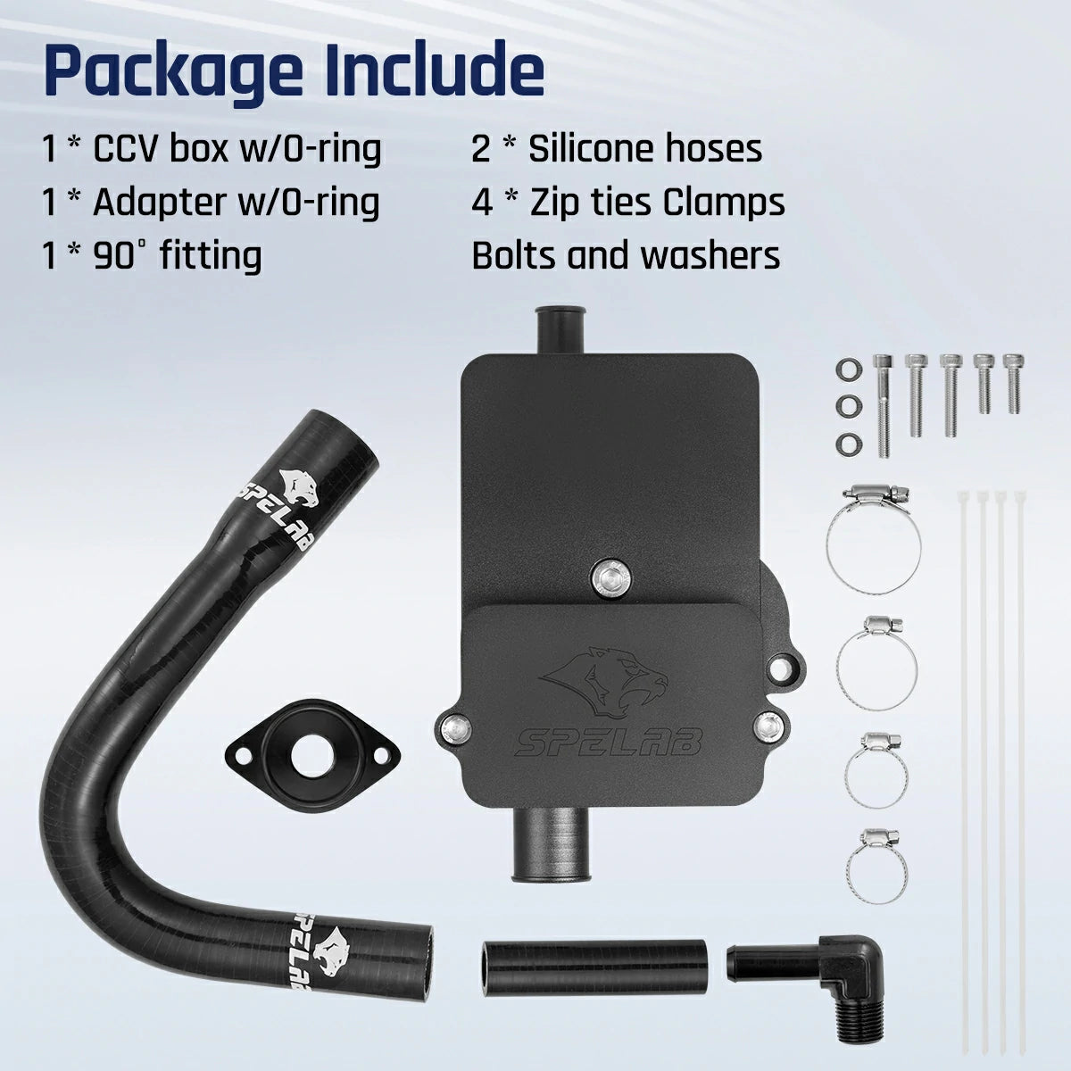CCV Recirculating Kit for 2011+ Ford 6.7L Powerstroke |SPELAB