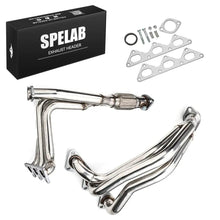 Load image into Gallery viewer, Exhaust Header for 1991-1999 Mitsubishi 3000GT Stealth DOHC V6 Maximizer Steel 3.0L