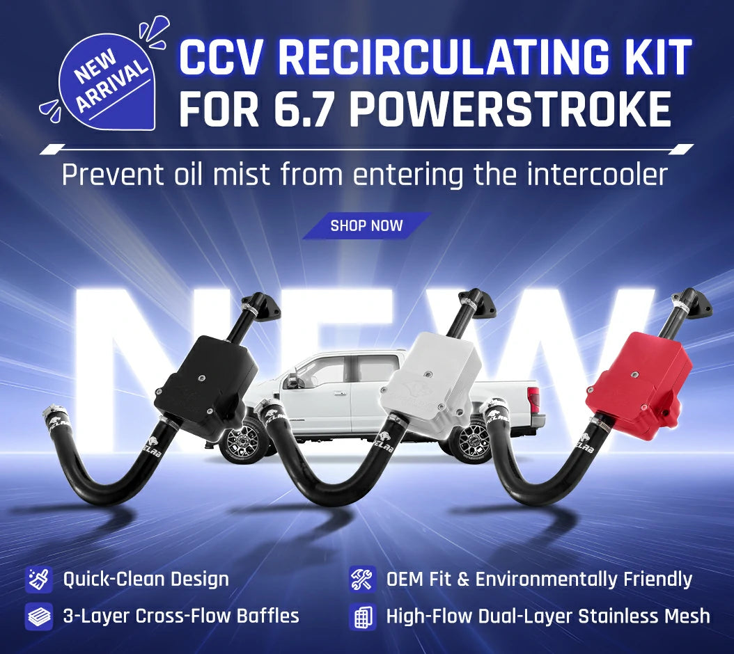 CCV Recirculating Kit for 2011+ Ford 6.7L Powerstroke F250 F350 F450 | SPELAB
