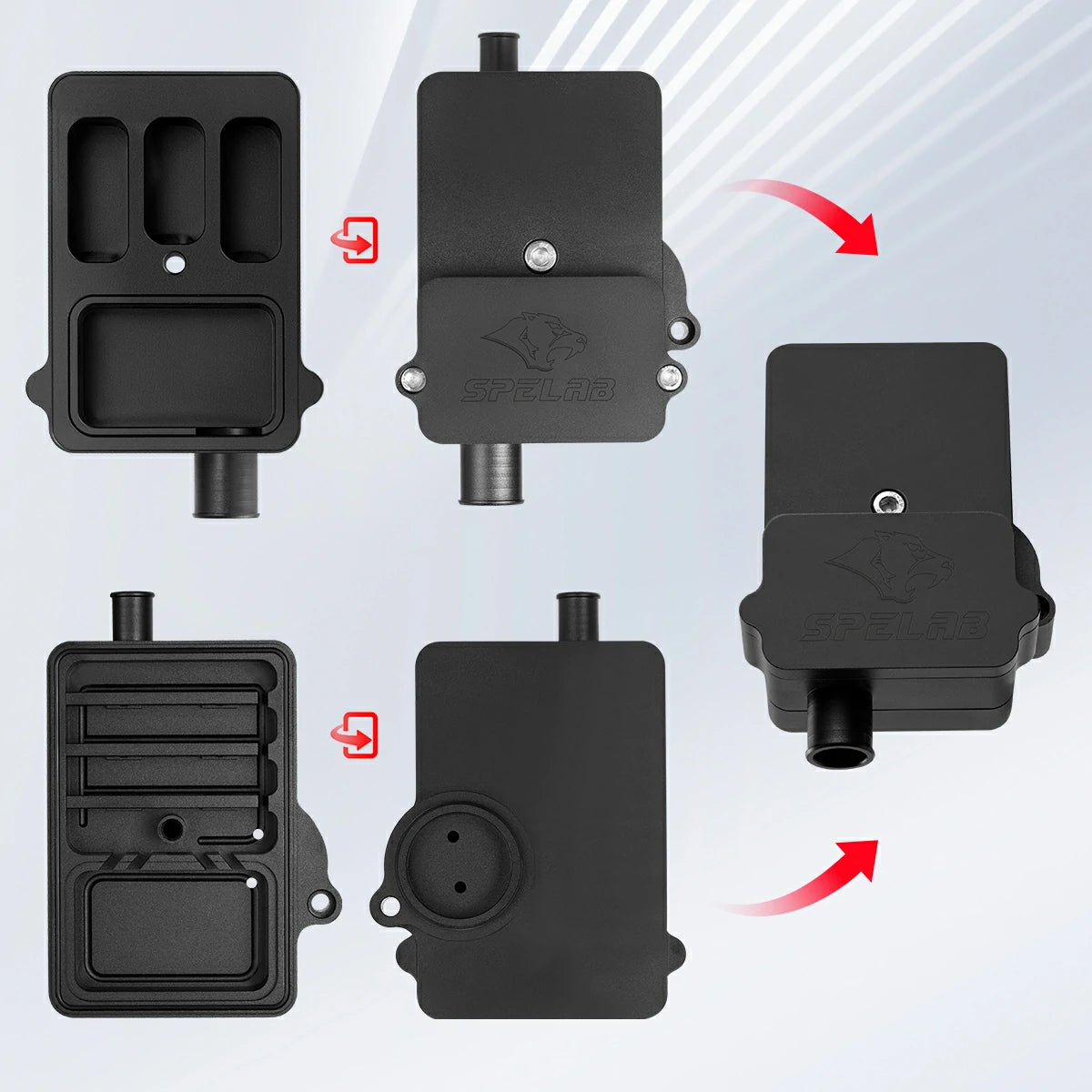 CCV Recirculating Kit for 2011+ Ford 6.7L Powerstroke |SPELAB