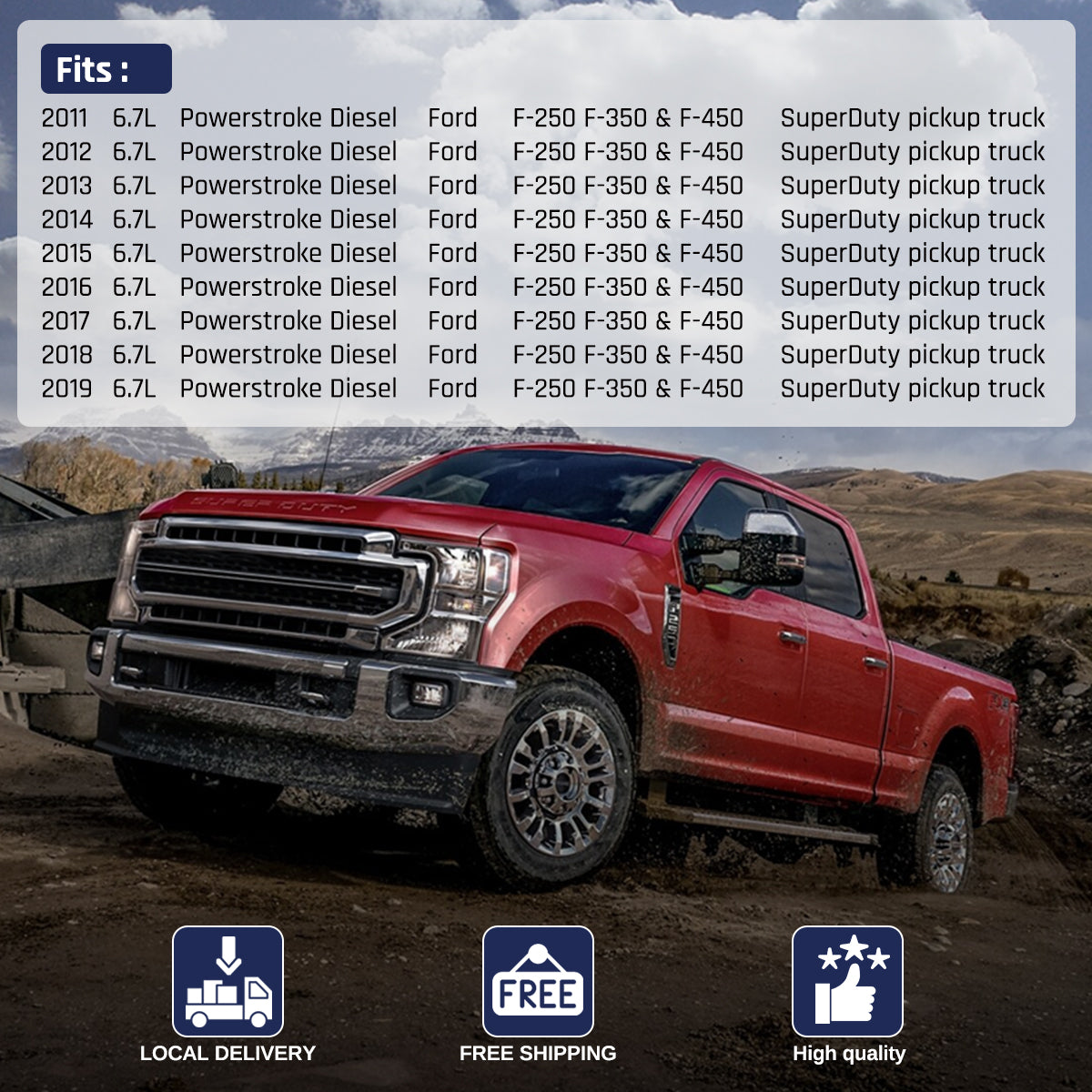 Coolant Reservoir for 2011-2019 Ford 6.7L Powerstroke Coolant Overflow Tank | SPELAB