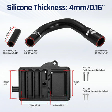 CCV Recirculating Kit for 2011+ Ford 6.7L Powerstroke |SPELAB