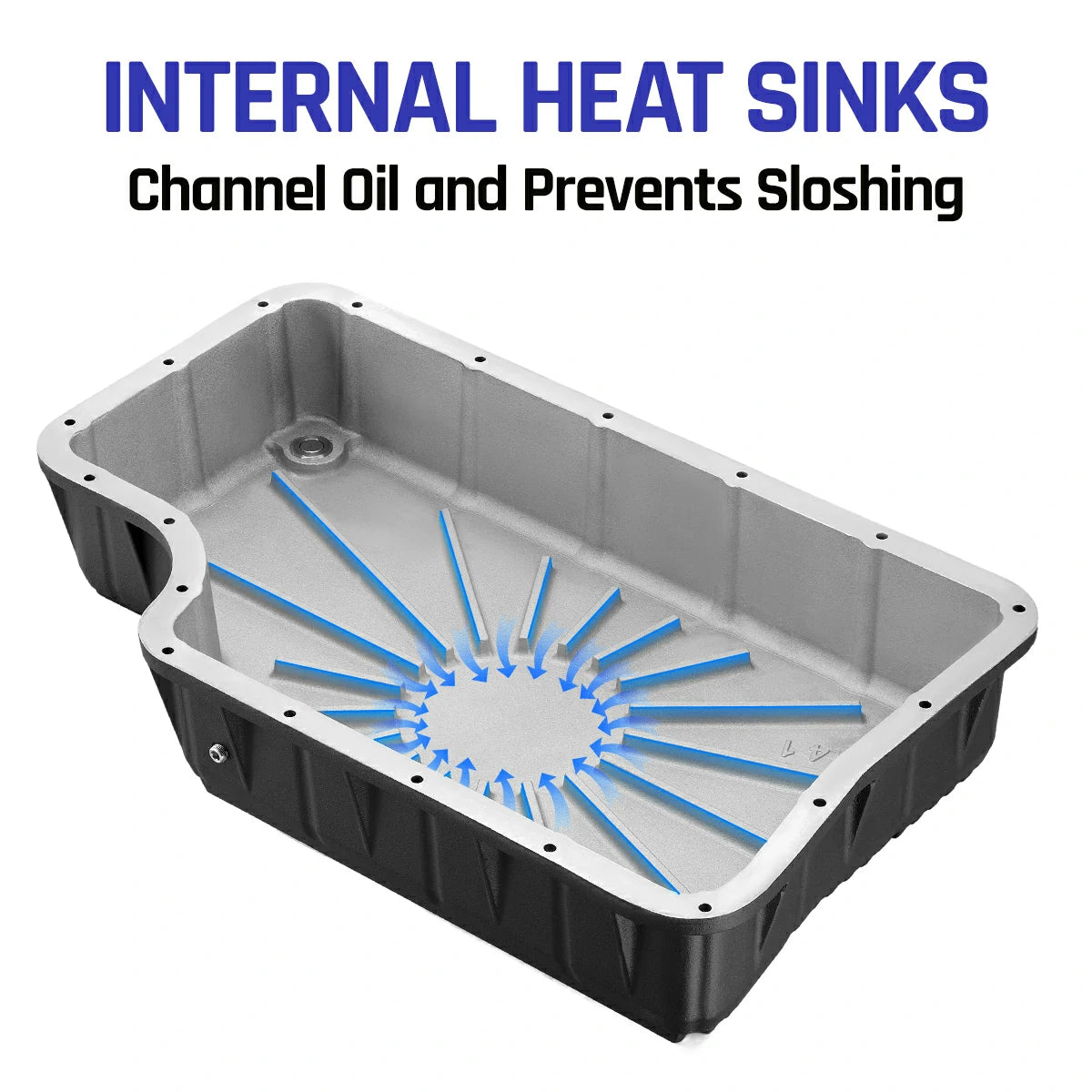 6R140 Transmission Pan for 2011-2019 Ford 6.7L Powerstroke F250 F350 F450 |SPELAB-96