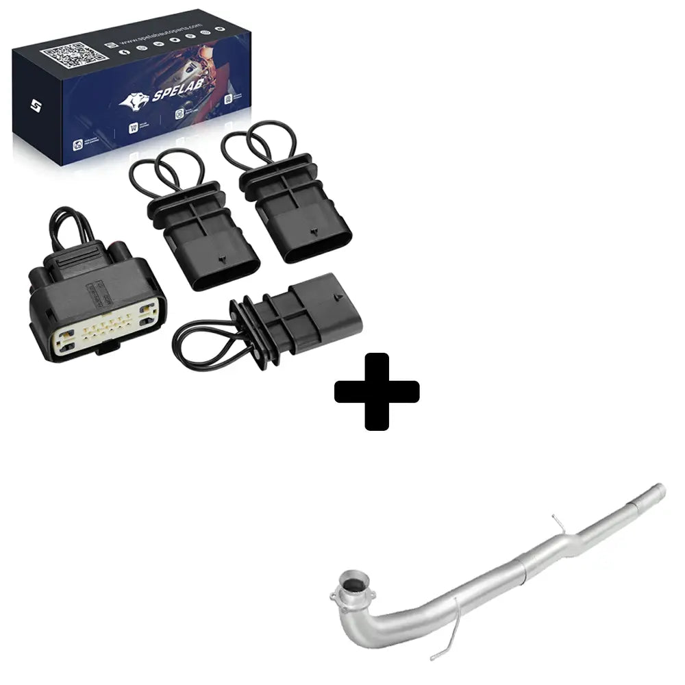 CAN BUS plug kit bundled with DPF delete downpipe for 2017-2023 L5P Duramax